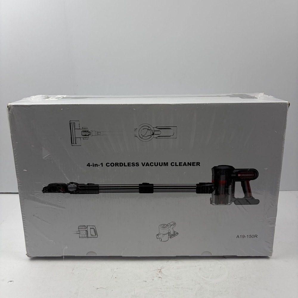 Foppapedretti RD012 Cordless Stick Vacuum Cleaner Red 4-in-1 LED Bagless New